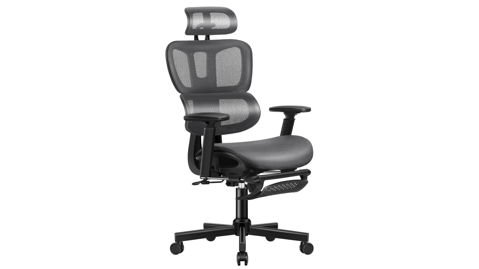 ALFORDSON Office Chair Ergonomic Mesh Black Grey