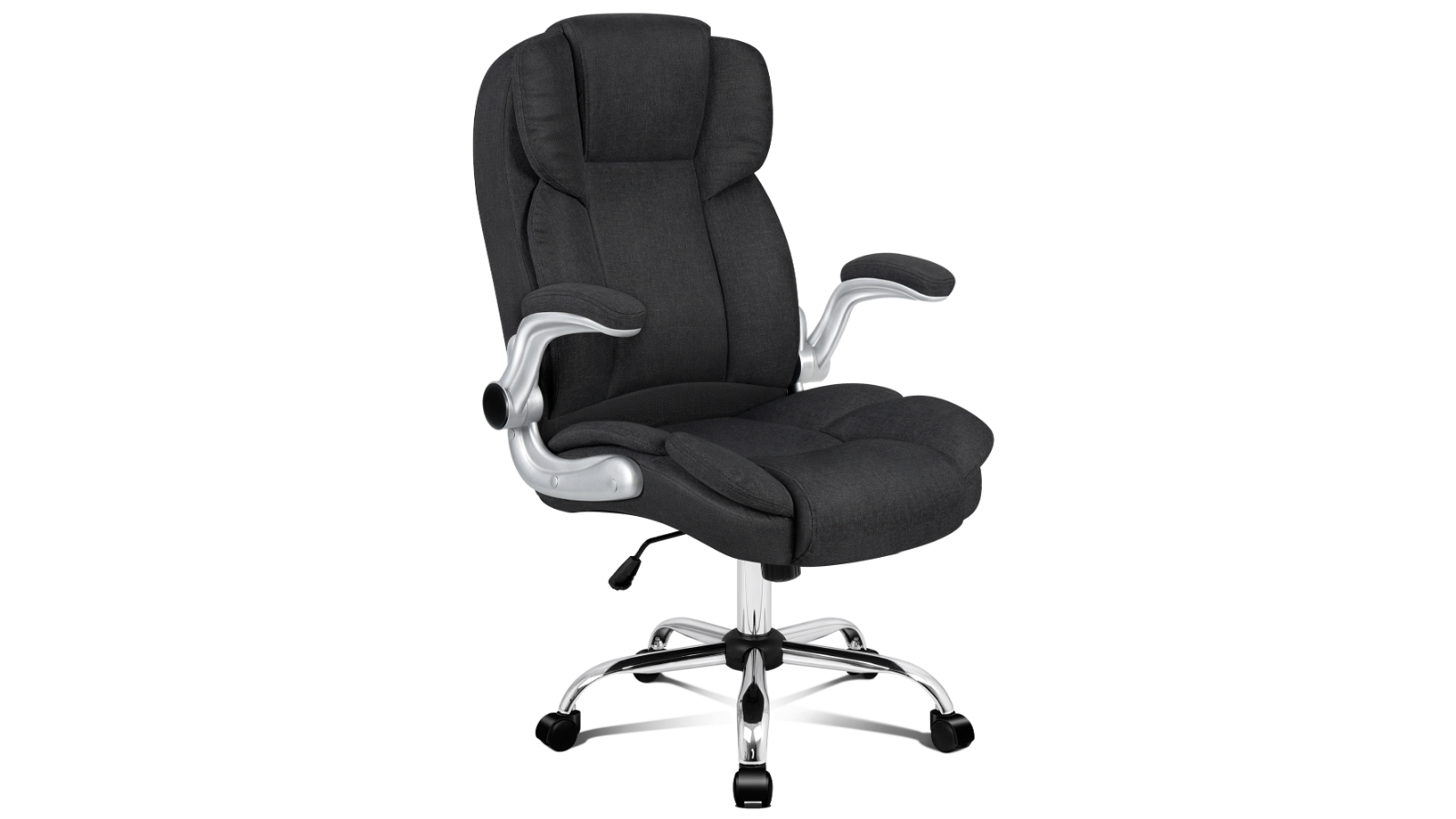 ALFORDSON Office Chair Executive Fabric Seat - Black