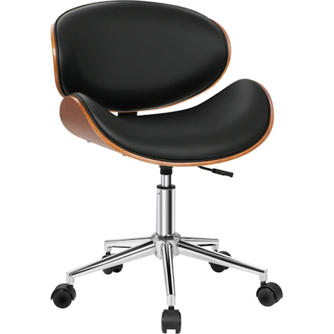 ALFORDSON Wooden Office Chair Executive Aria - Black