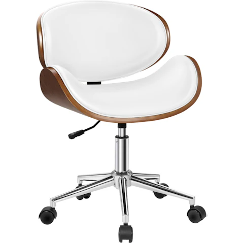 ALFORDSON Executive Wooden Office Chair Malvar - White