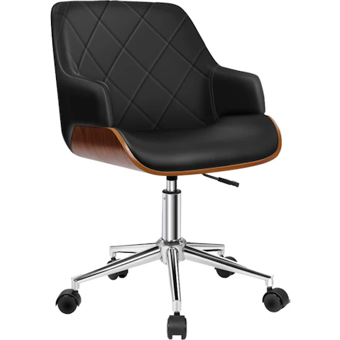 ALFORDSON Wooden Office Chair Executive Kendra - Black