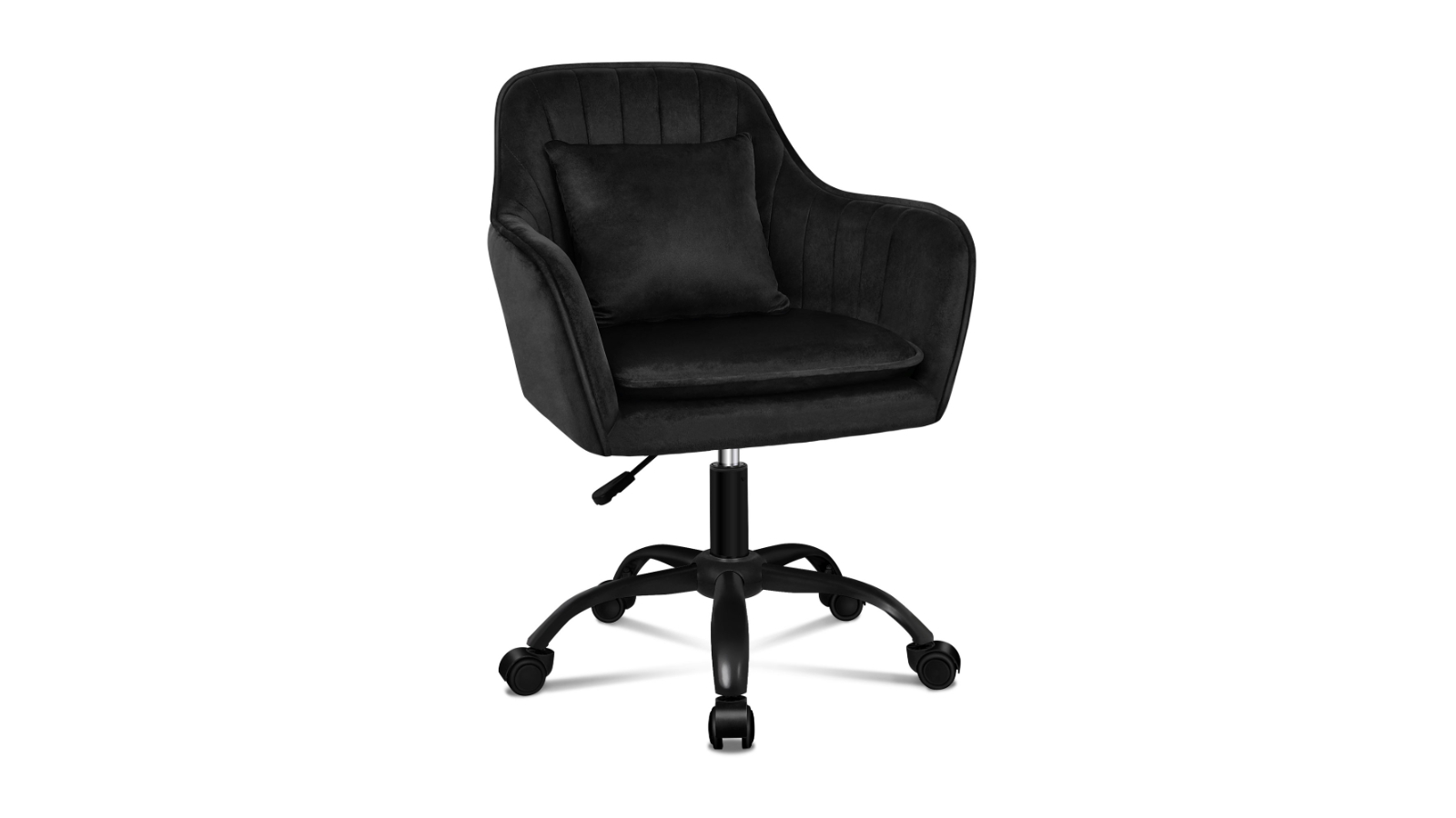 ALFORDSON Velvet Office Chair Orla Black