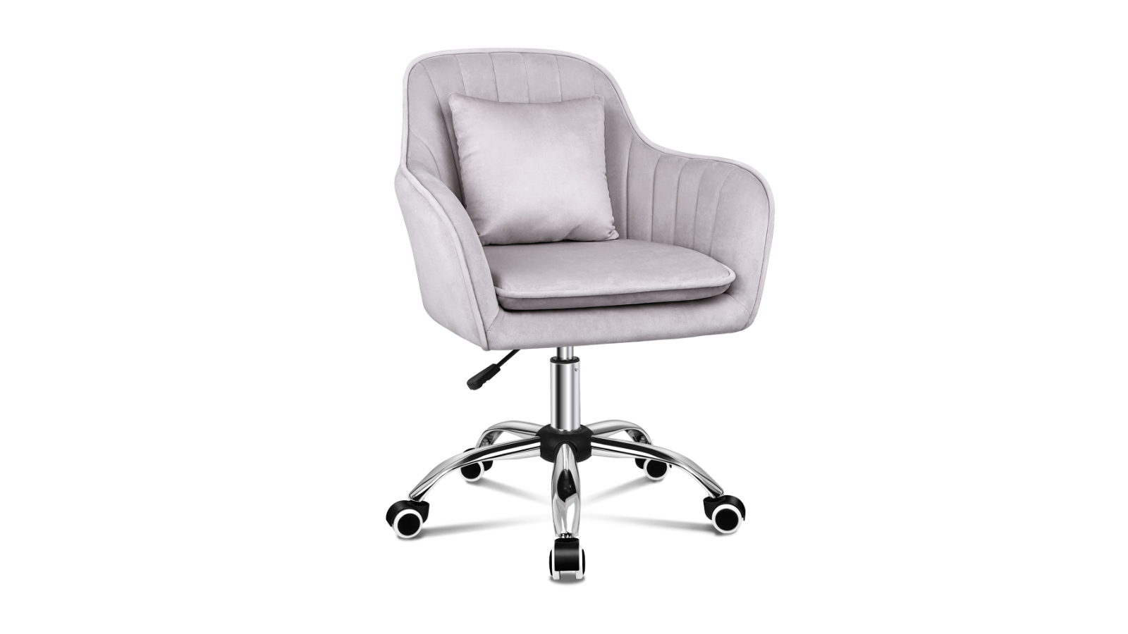 ALFORDSON Velvet Office Chair Orla Grey