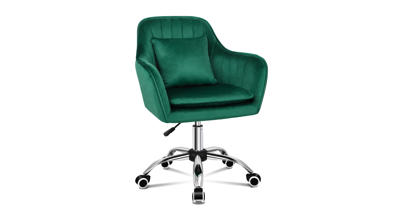 ALFORDSON Velvet Office Chair Orla Green