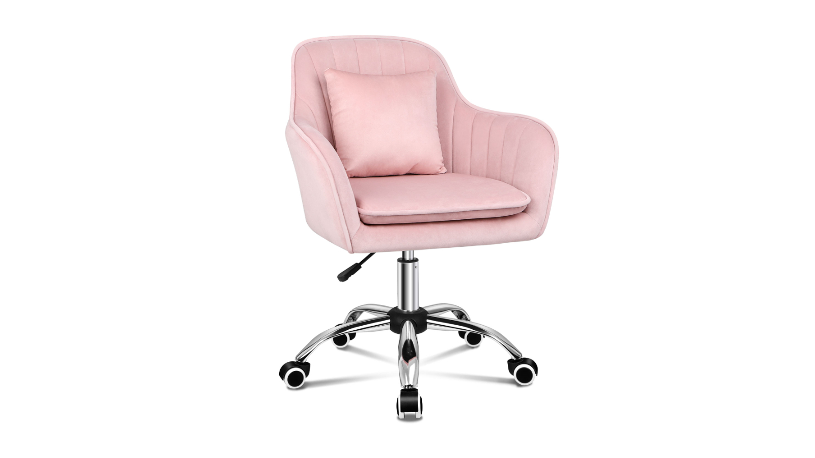 ALFORDSON Velvet Office Chair Orla Pink