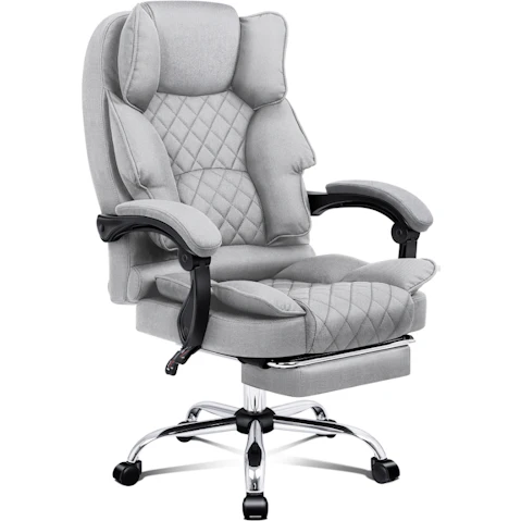 Alfordson Fabric Executive Heated Massage Computer/Office Chair