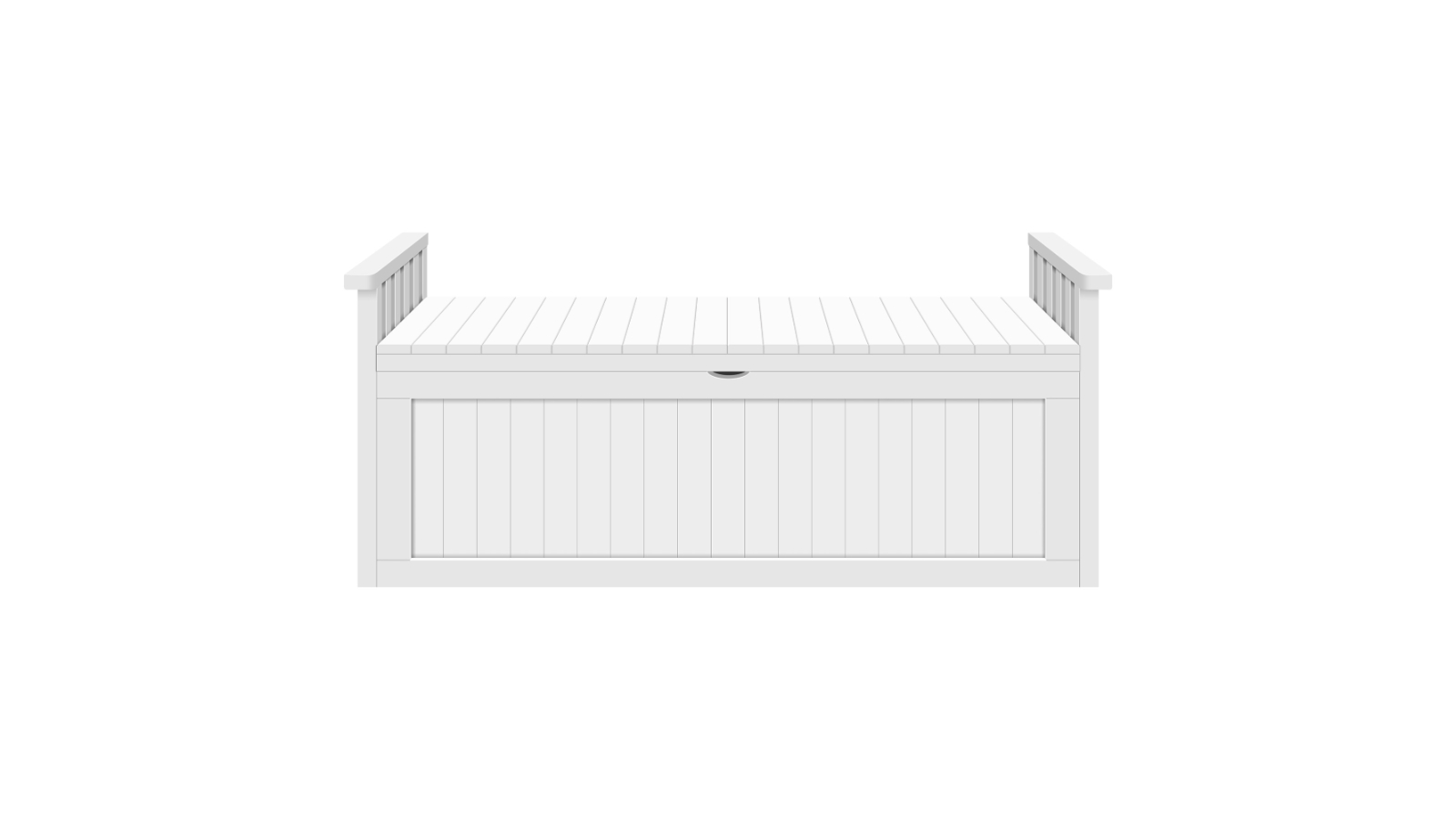 ALFORDSON Outdoor White Storage Box Wooden Garden Bench Chest - X-Large