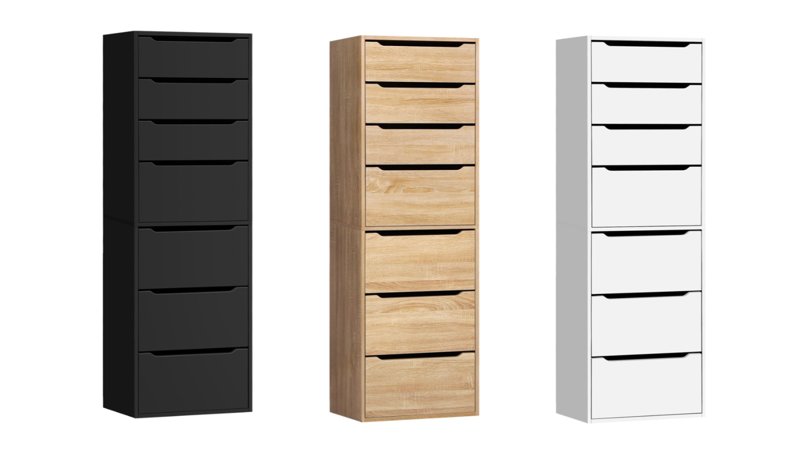 Alfordson 7-Drawer Chest Office Tallboy Cabinet