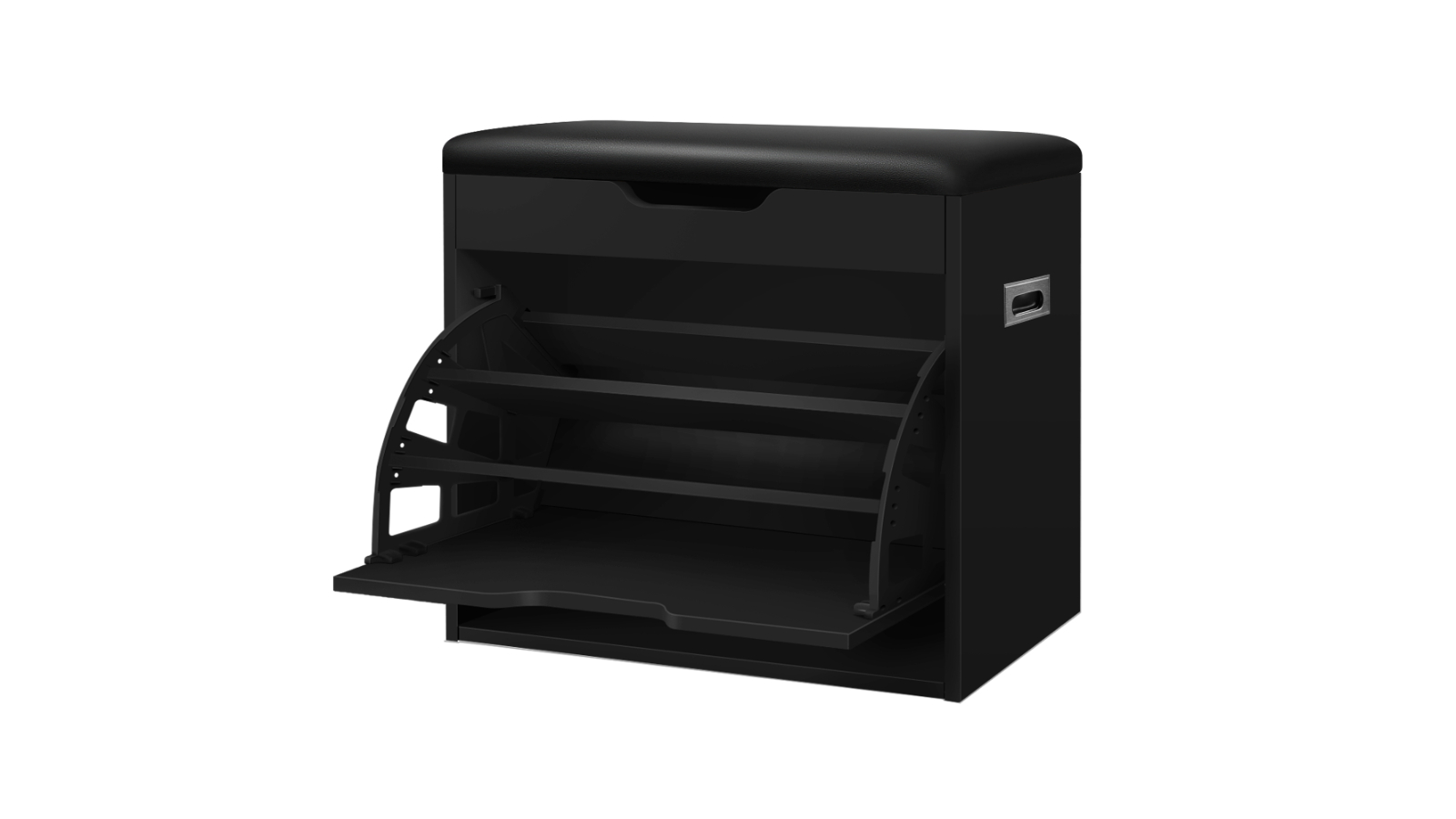 ALFORDSON 12 Pair Bench Shoe Cabinet - Black