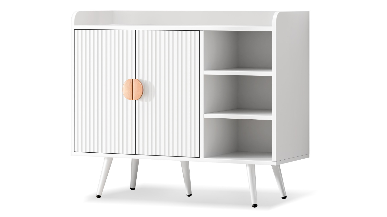Alfordson 18-Pair Shoe Cabinet Organizer - White