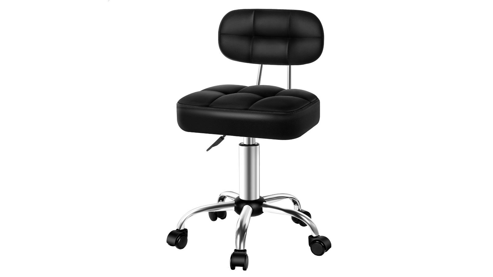 ALFORDSON Tufan Backrest Salon Stool - Black
