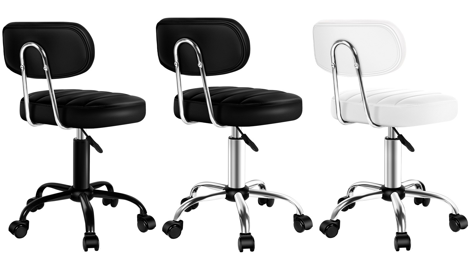 Alfordson Lina Backrest Swivel Salon Stool
