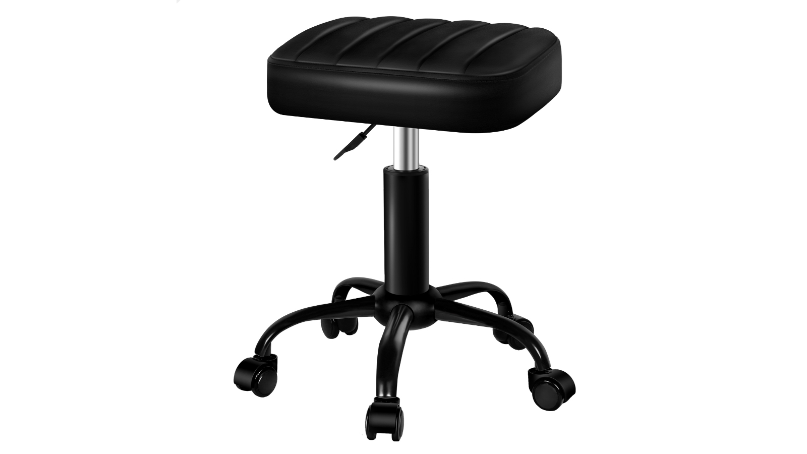 ALFORDSON Square Salon Stool - Black