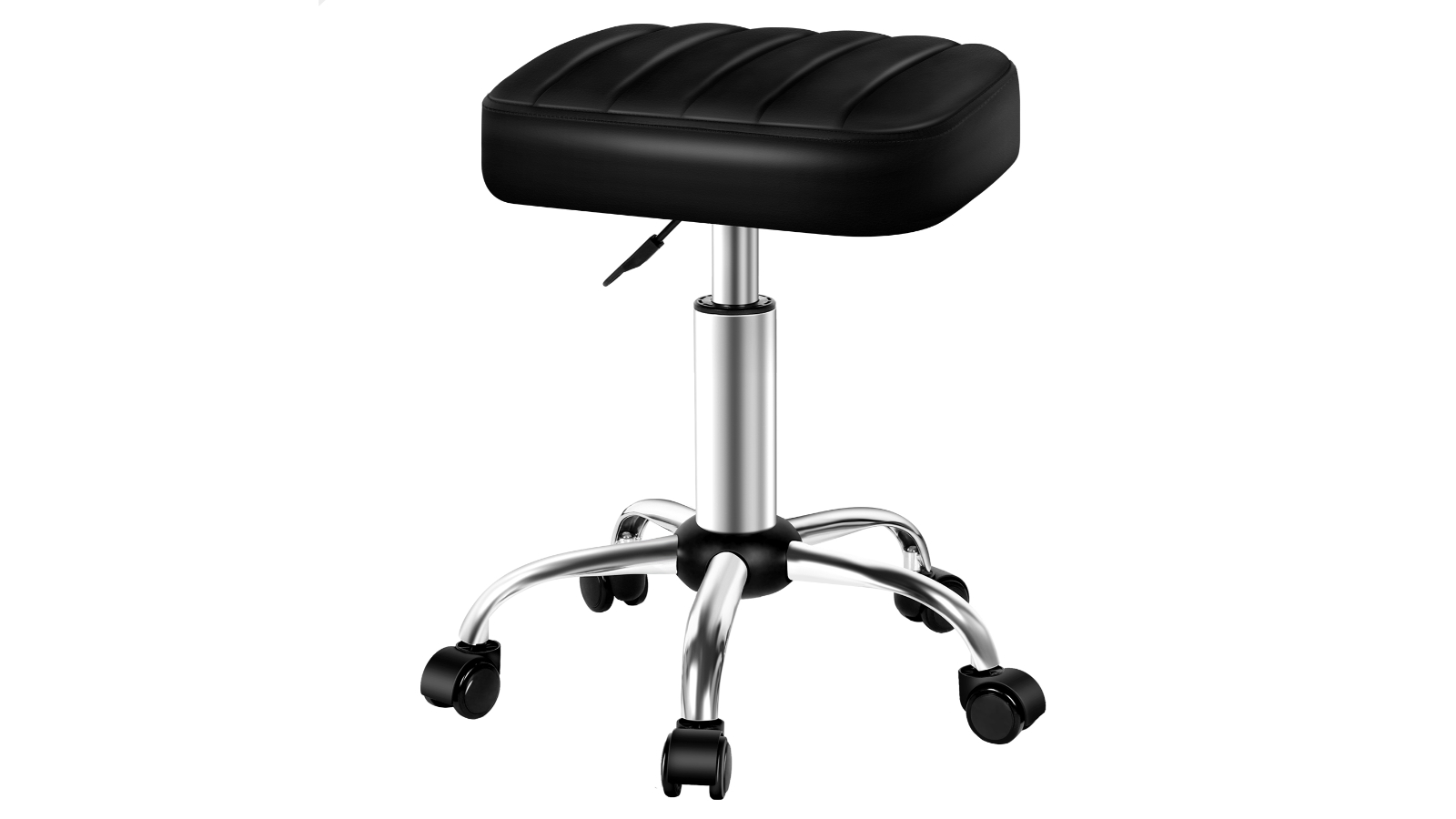ALFORDSON Lina Square Salon Stool - Black