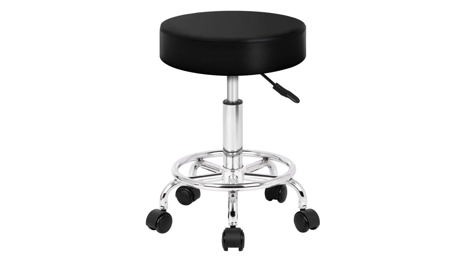 ALFORDSON Round Kori Salon Stool - Black