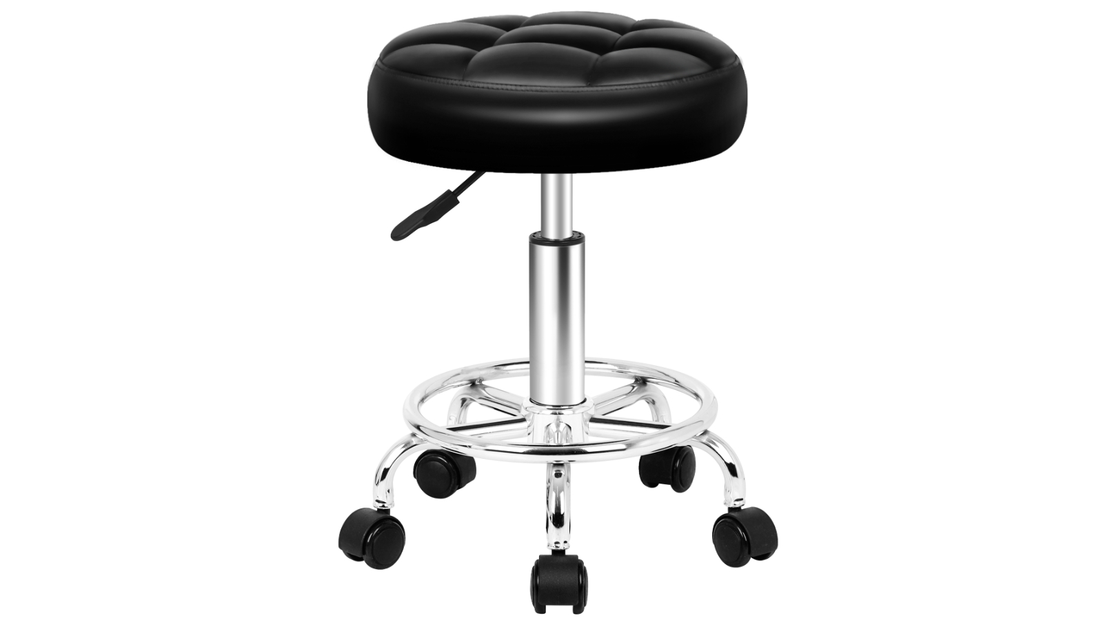 ALFORDSON Riley Round Salon Stool - Black