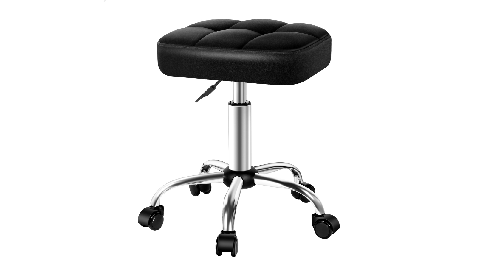 ALFORDSON Tufan Square Salon Stool - Black
