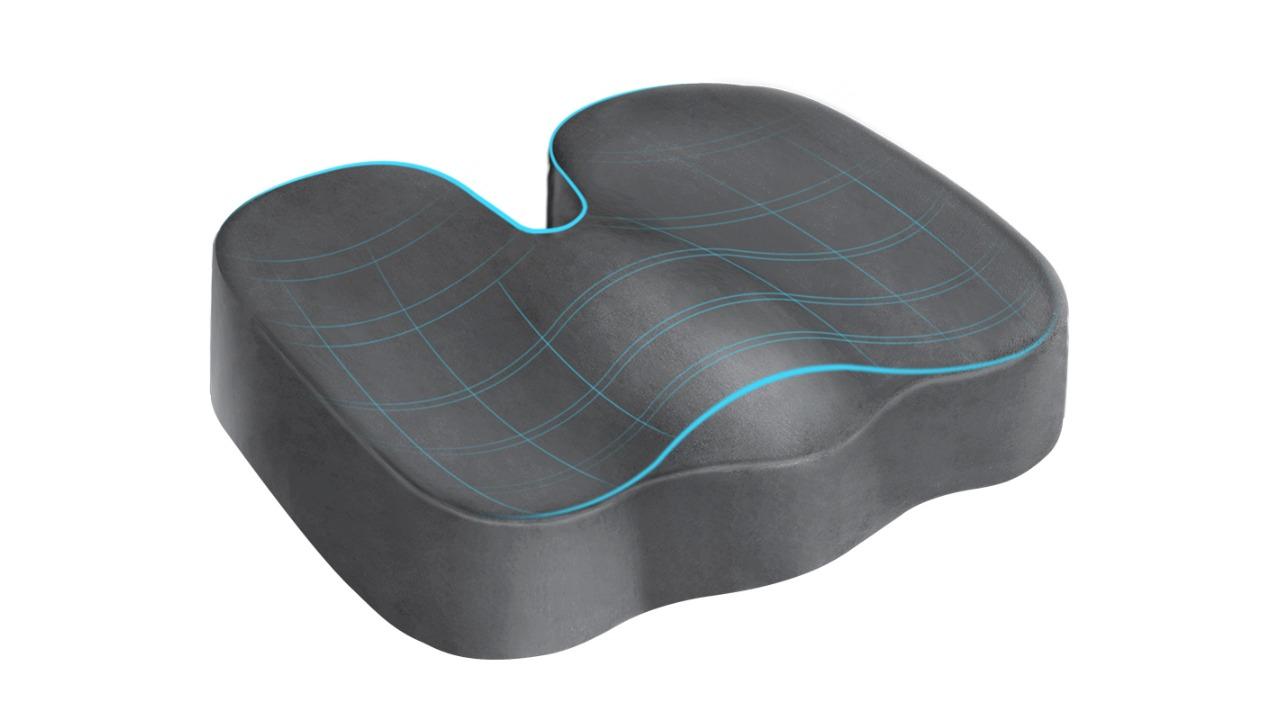 Starry Eucalypt Seat Plush Cushion - Grey