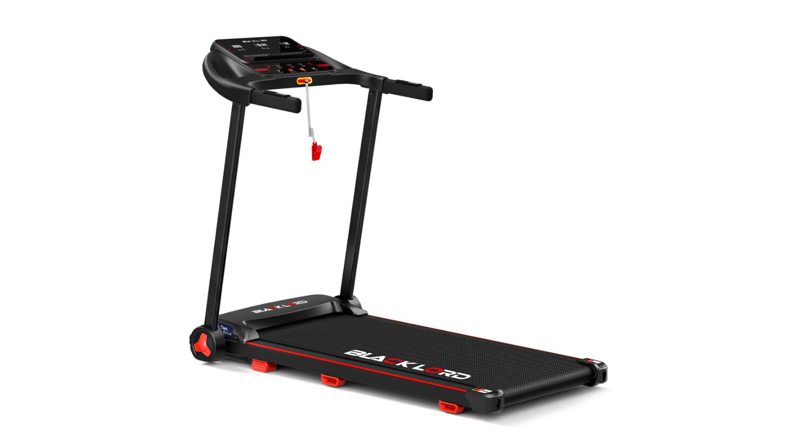 Black Lord Electric Exercise Machine Incline Foldable Treadmill - 39cm
