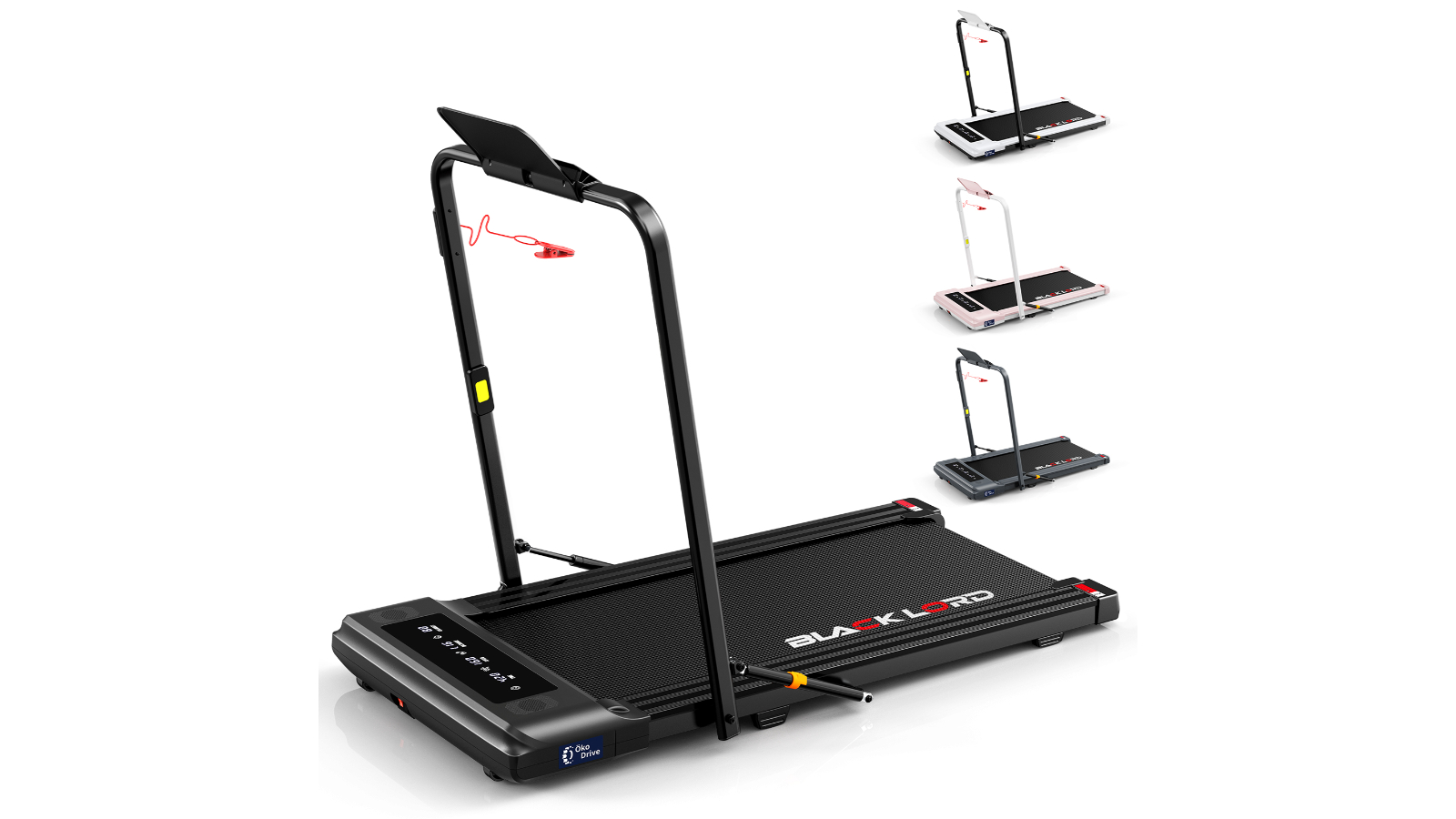 Black Lord 40cm Foldable Hydraulic 2-in-1 Electric Walking Pad