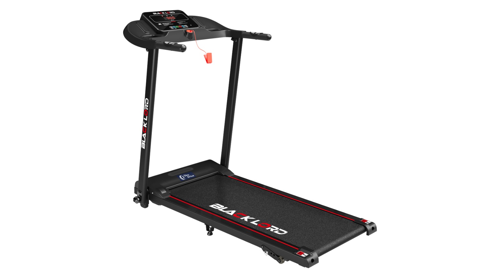BLACK LORD Treadmill Electric Exercise Running Machine Foldable - 38CM
