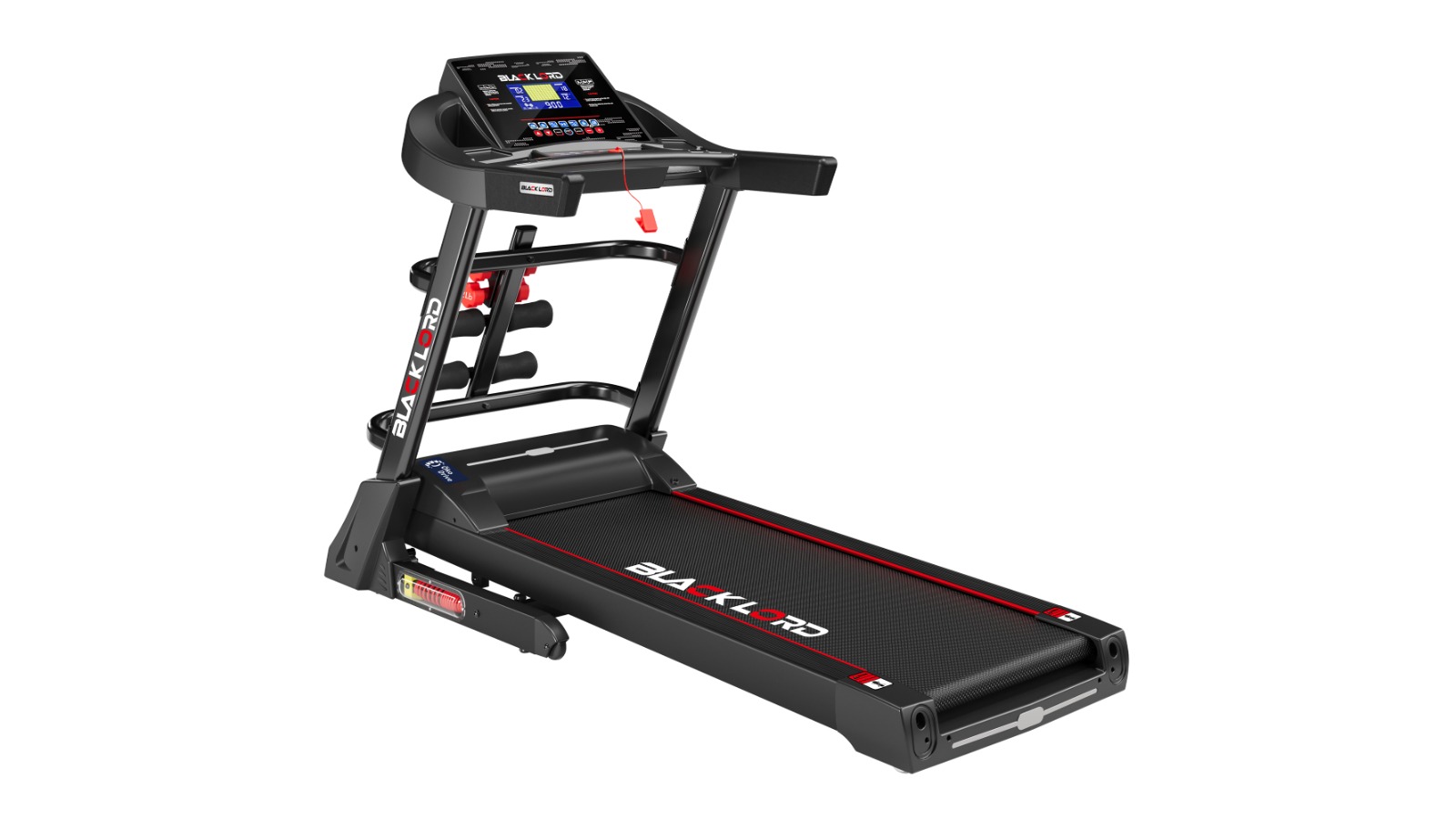 BLACK LORD Auto Incline Treadmill - 48cm Ultrawide Belt