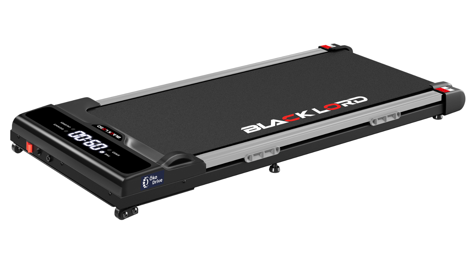 Black Lord Incline Brushless Motor Electric Walking Pad - Black