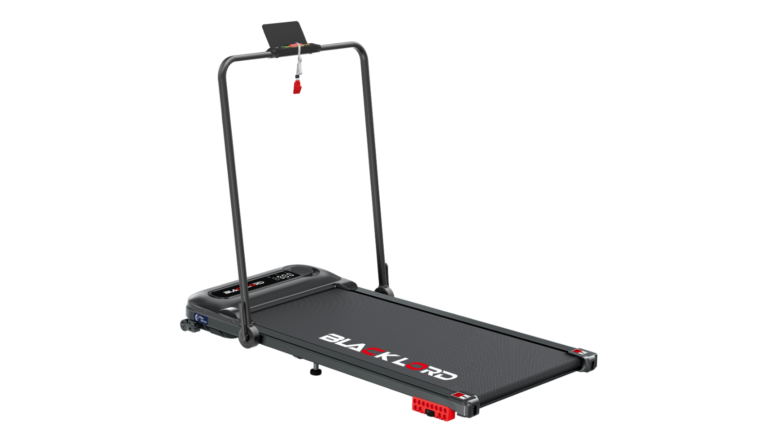 Black Lord Shock Absorbers Folding Incline Electric Walking Pad - Black