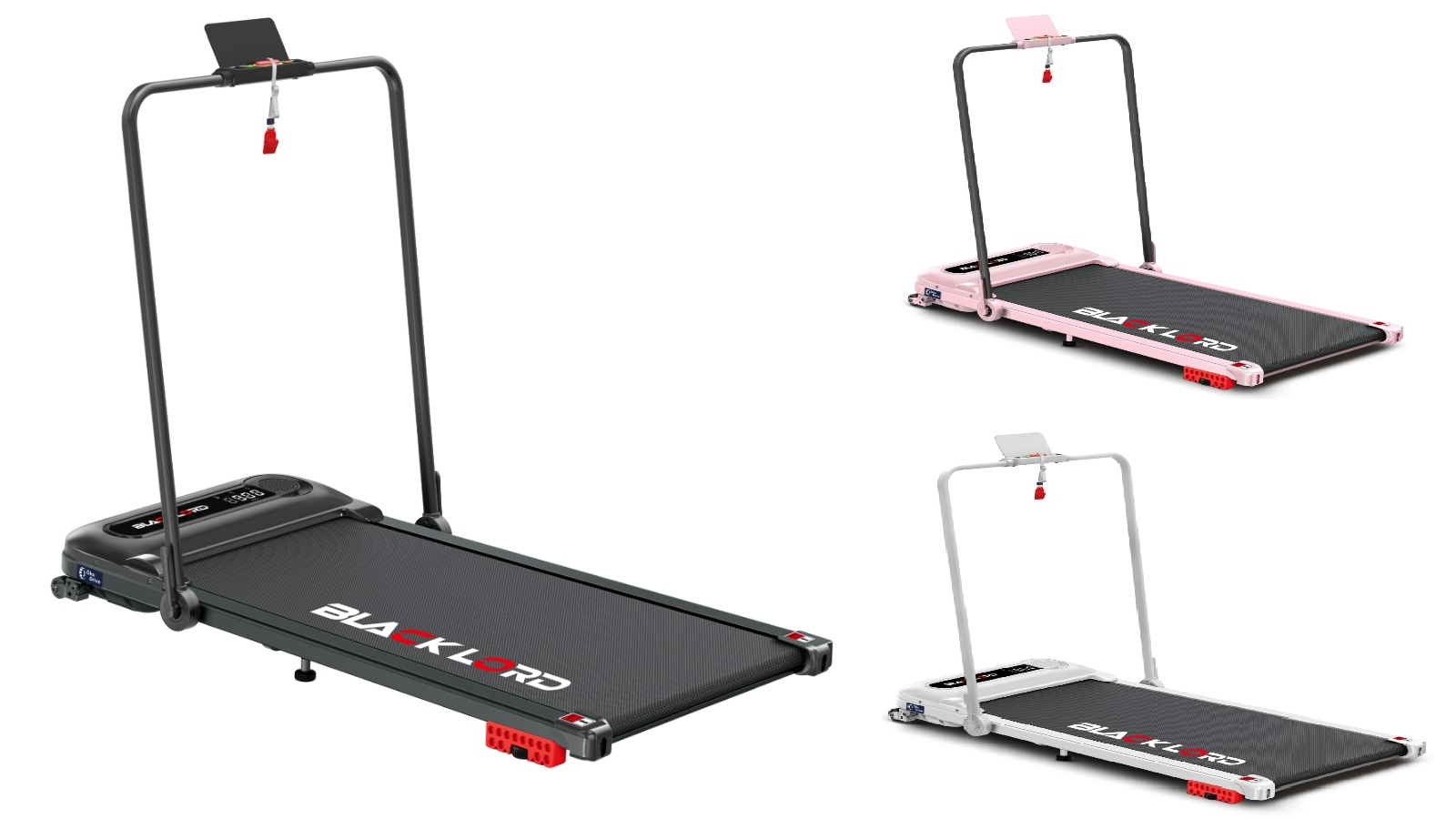 Black Lord Shock Absorbers Folding Incline Electric Walking Pad