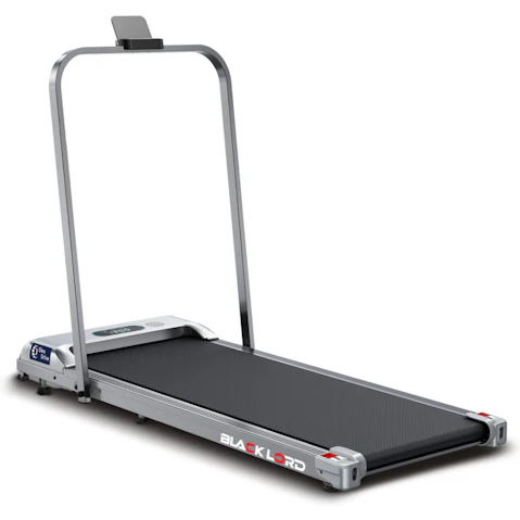 BLACK LORD Treadmill Electric Walking Pad Remote Foldable - Silver