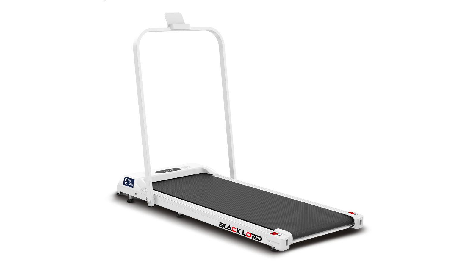 BLACK LORD Treadmill Electric Walking Pad Remote Foldable - White