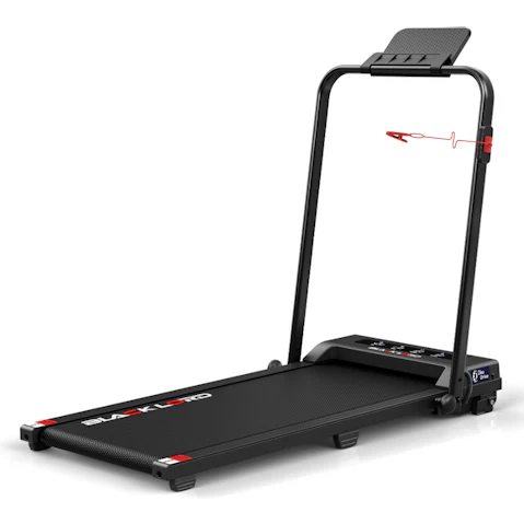 Black Lord Home Gym Electric Foldable Under Desk Walking Pad - Black