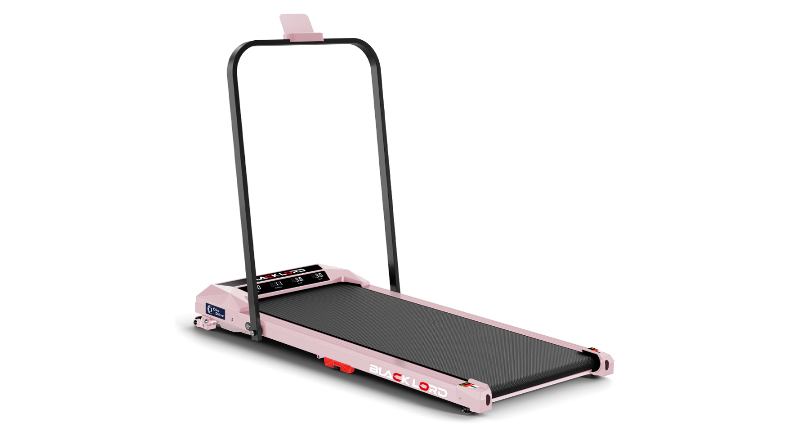 Black Lord Under Desk Foldable Incline Electric Walking Pad - Pink