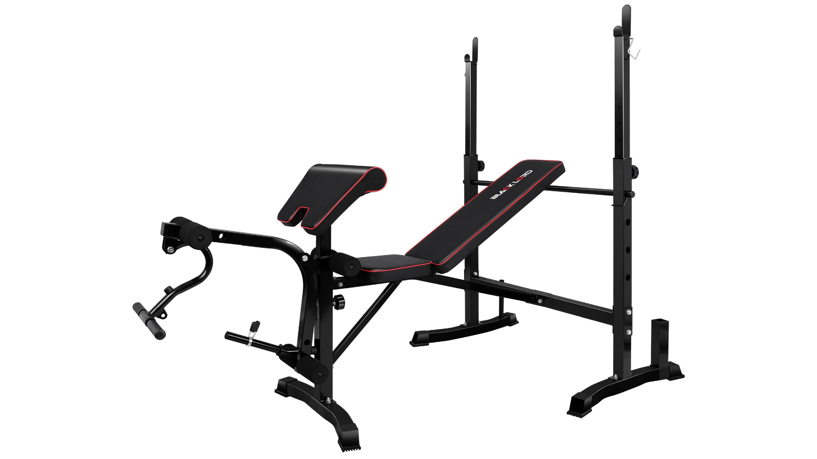 BLACK LORD 10-in-1 Weight Bench Multi-station with Preacher Curl Bar