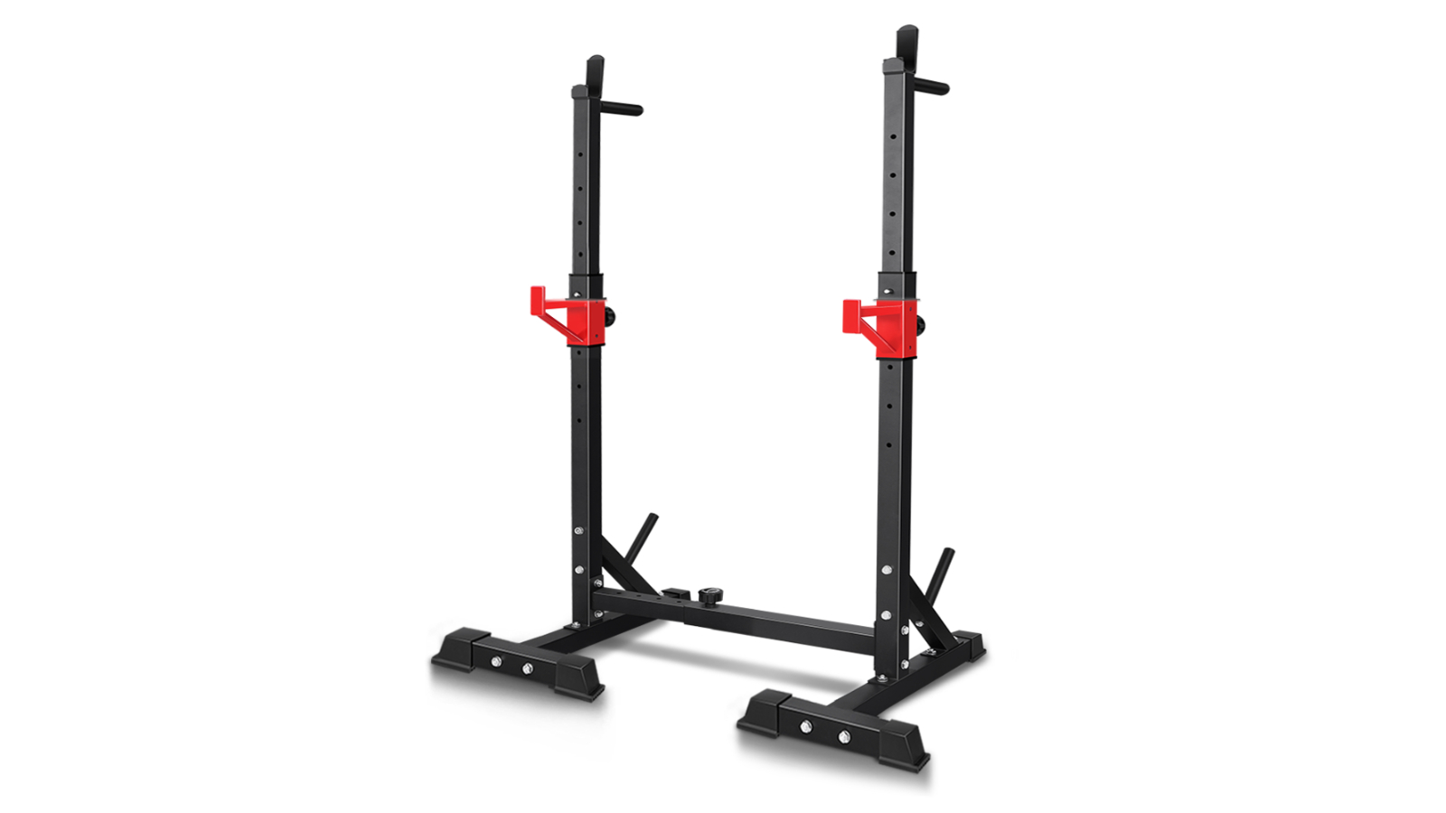BLACK LORD Adjustable Squat Rack Barbell Stand