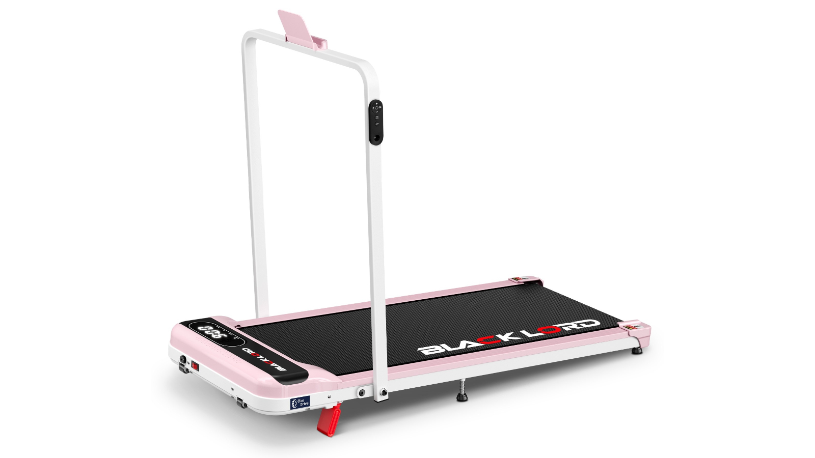 Black Lord Incline Folding Magnetic Remote Walking Pad - Pink