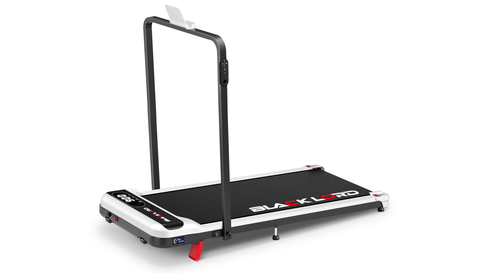 Black Lord Incline Folding Magnetic Remote Walking Pad - White