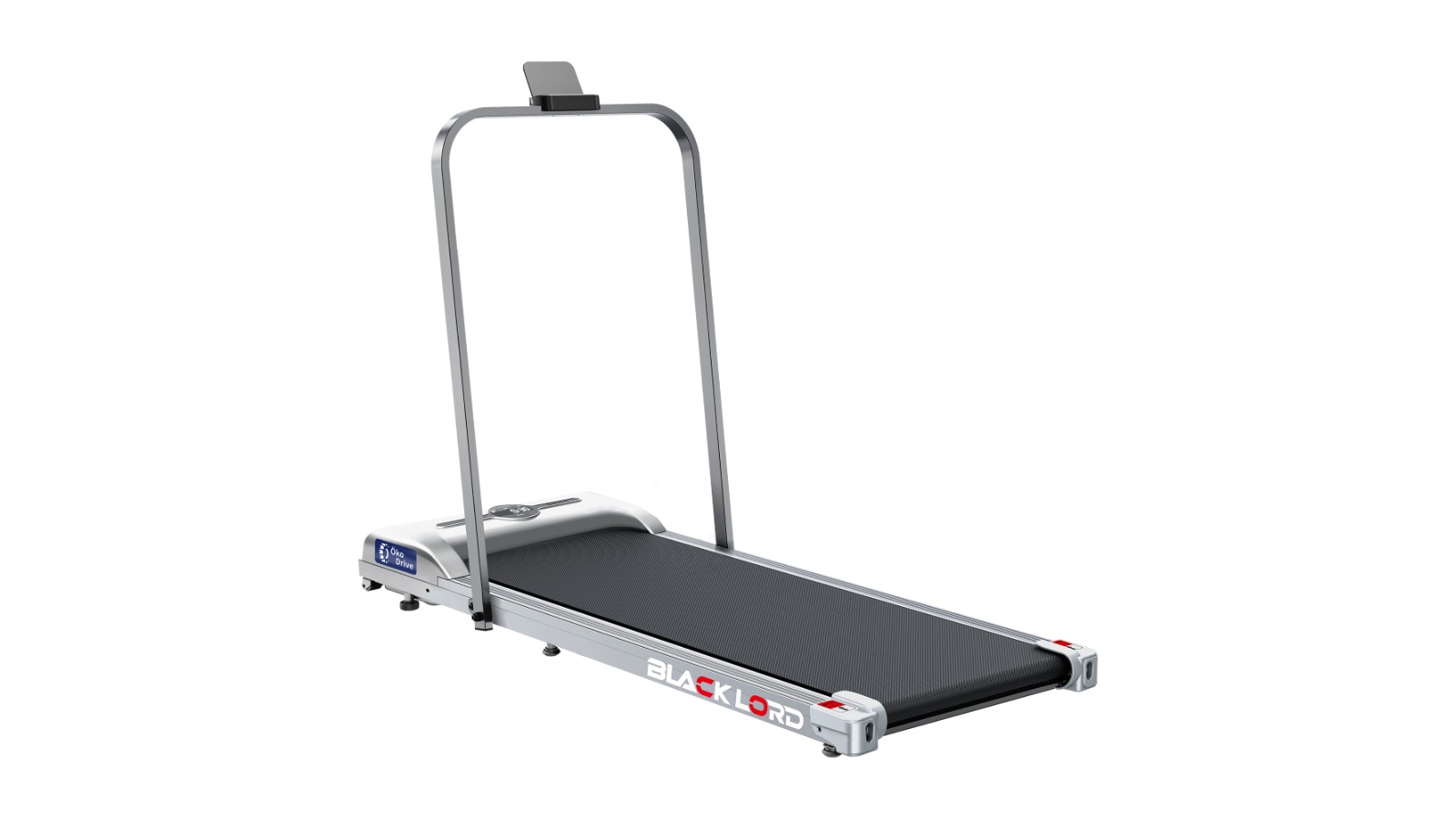 Black Lord Foldable Fitness Machine Treadmill Electric Walking Pad - Silver