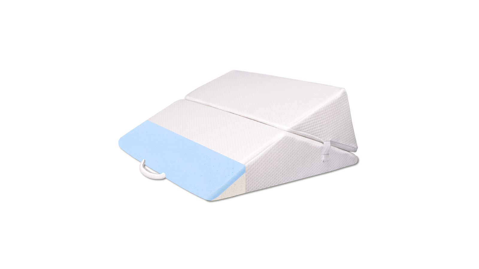 STARRY EUCALYPT Back Leg Bed Wedge Pillow Cool Gel Memory Foam - White