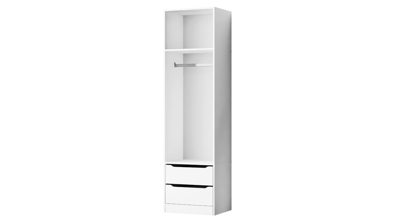 ALFORDSON Wardrobe Clothes Storage Closet Cabinet Hanging Rod - White