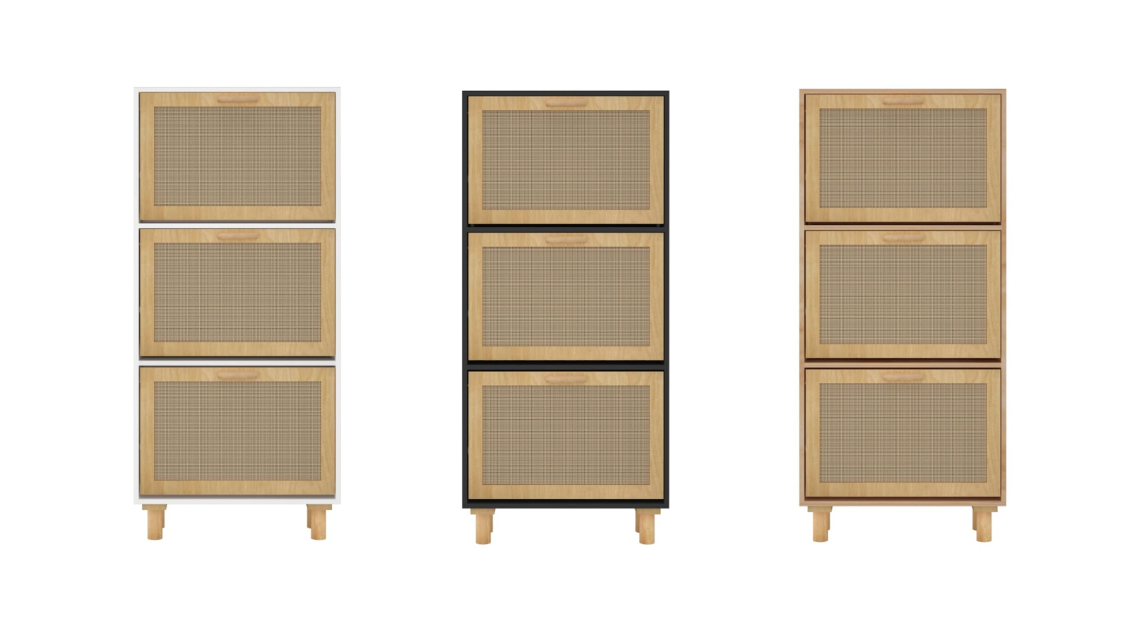 vidaXL 52 x 25 x 115cm Shoe Cabinet