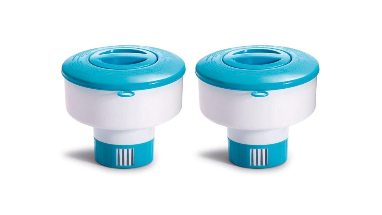 Intex Pack of 2 Adjustable Floating Chemical Dispenser