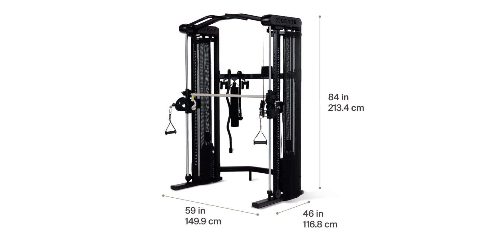 Centr Functional Trainer with Smi Home Gym Harvey Norman