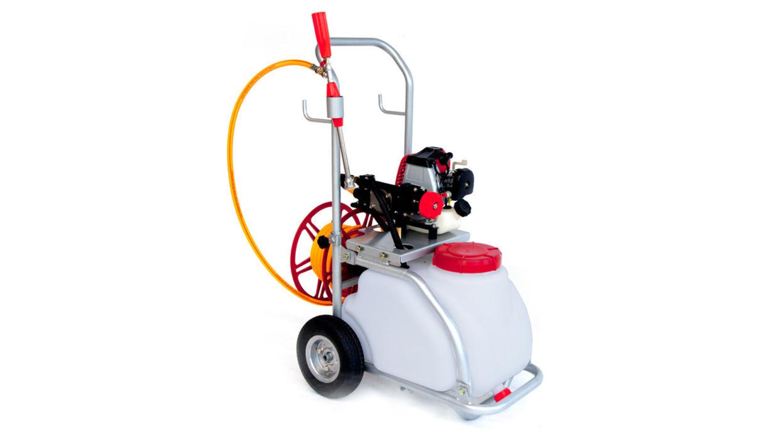 Ranch Pro Power Sprayer for Weed or Pest Control with Hose Reel Tank Trolley - 30L