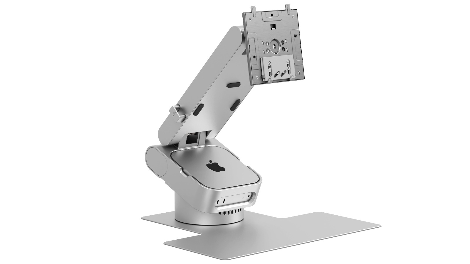 Alogic Aspekt 34inch Omni Stand for M4/M5/M6 Mac Mini - Silver