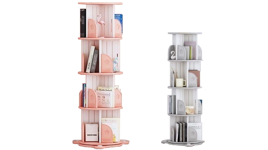 All 4 Kids Madelyn 4 Levels Revolving Bookcase