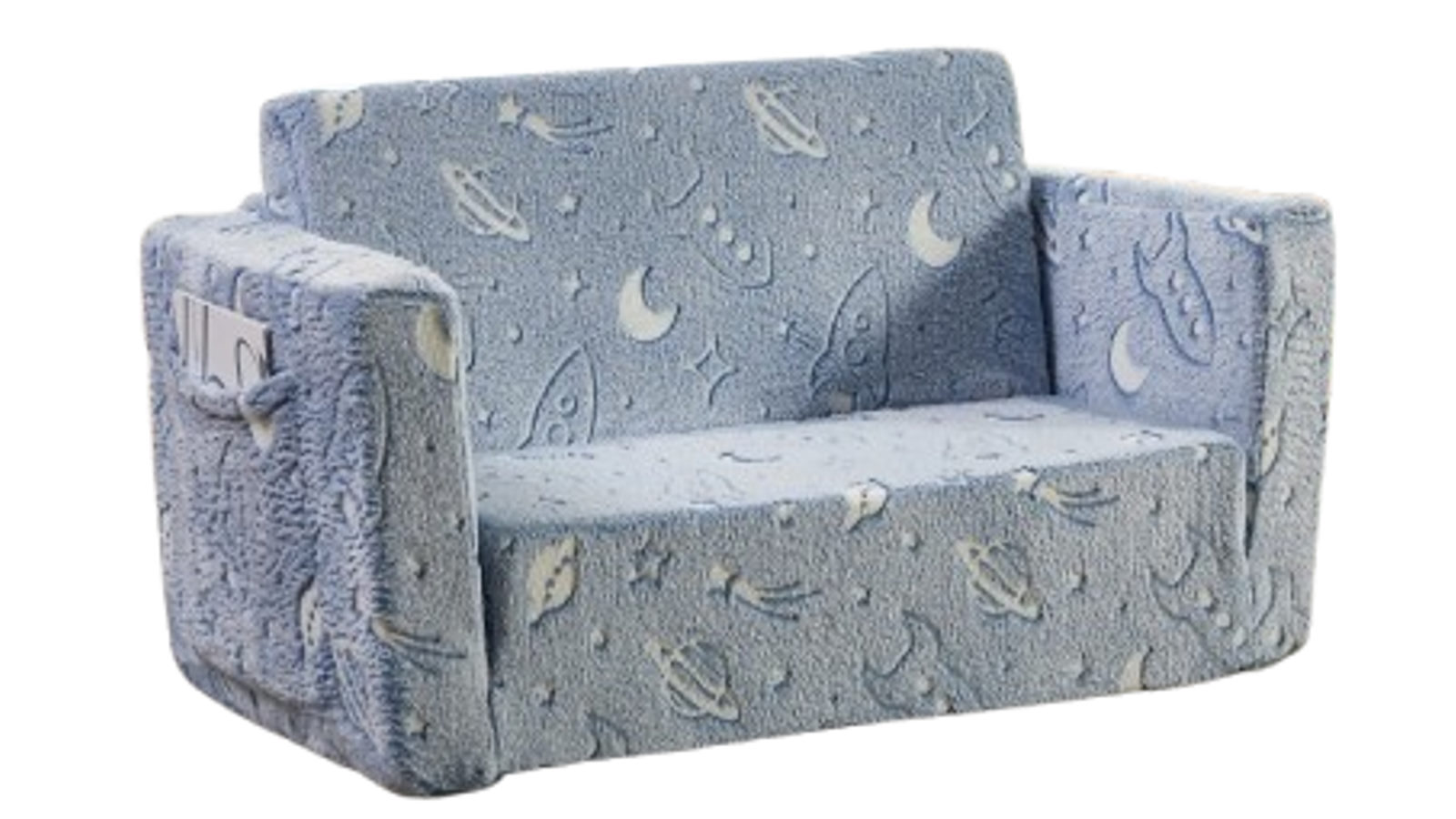 All 4 Kids Space Explorer Glow Flip-Out Double Couch