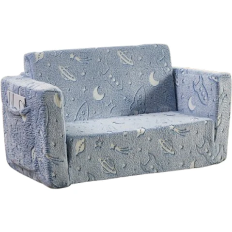 All 4 Kids Space Explorer Glow Flip-Out Double Couch