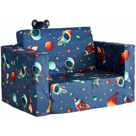 All 4 Kids Cosmic Space Mission Flip-Out Couch