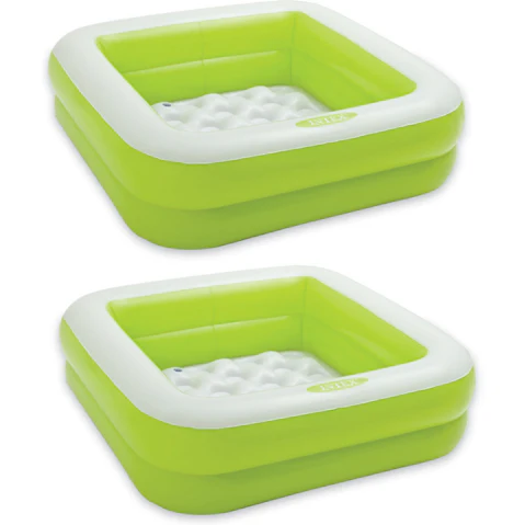 Intex 2 Piece Assorted Inflatable Playbox Swimming Pool - 1 year